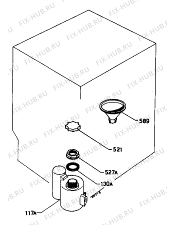 Взрыв-схема посудомоечной машины Zanussi ID5003B - Схема узла Water softener 066